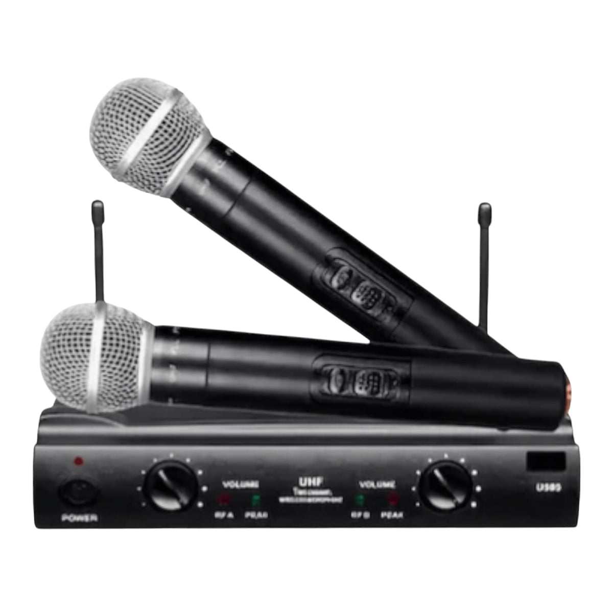 Sistem audio Shure UHF SM58-1 cu 2 microfoane wireless, valiza transport, jack 6.3mm