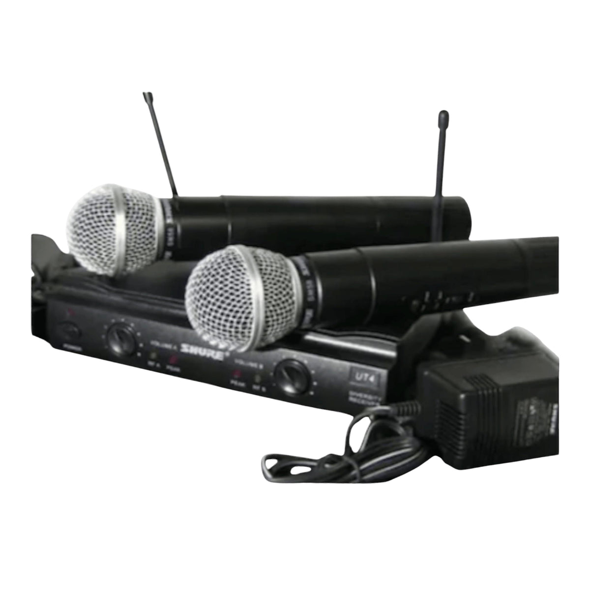 Sistem audio Shure UHF SM58-1 cu 2 microfoane wireless, valiza transport, jack 6.3mm
