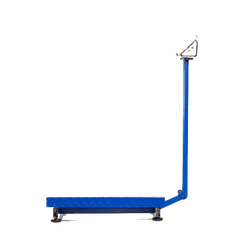 Cantar Electronic 500kg cu acumulator si platforma metalica din tabla striata, brat rabatabil