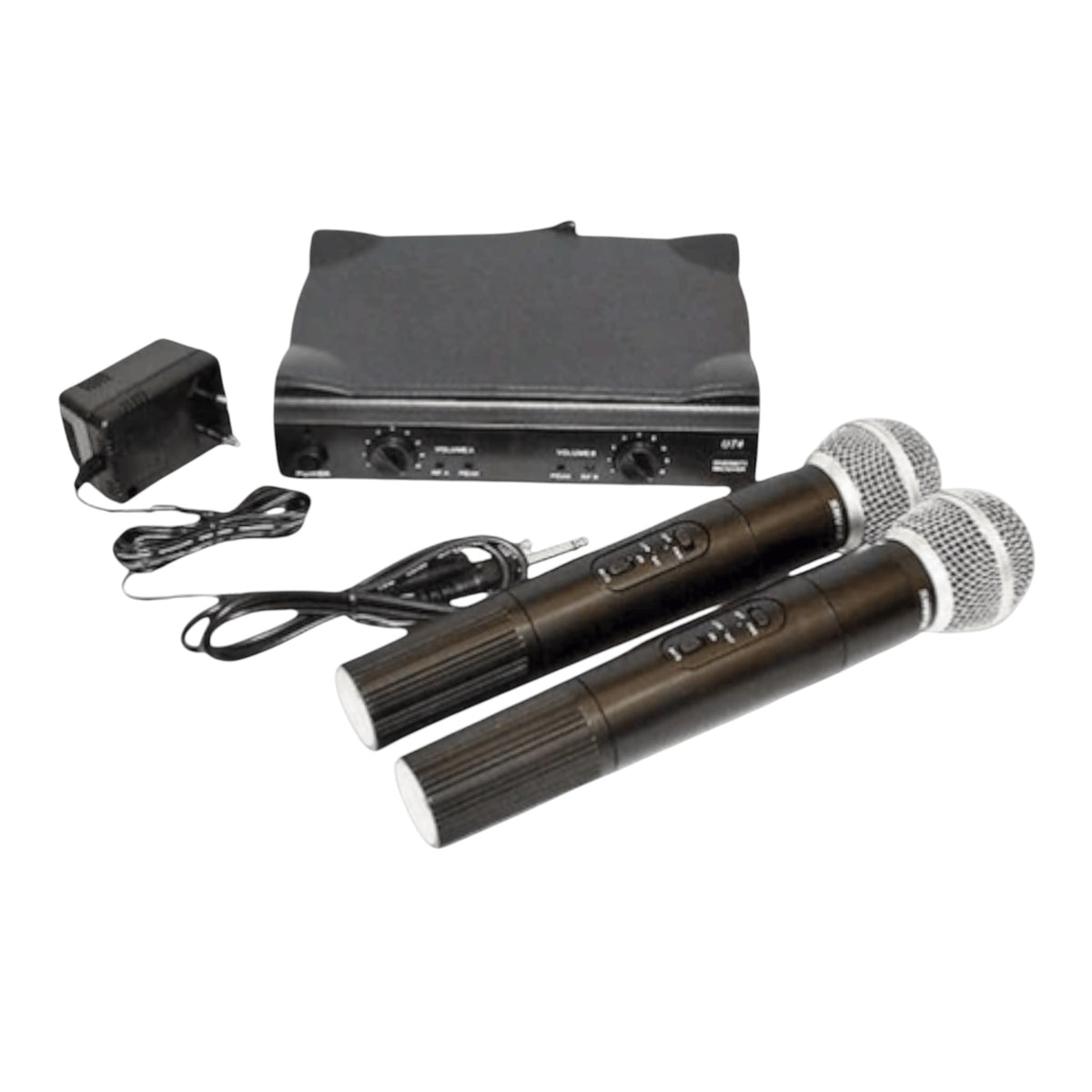 Sistem audio Shure UHF SM58-1 cu 2 microfoane wireless, valiza transport, jack 6.3mm