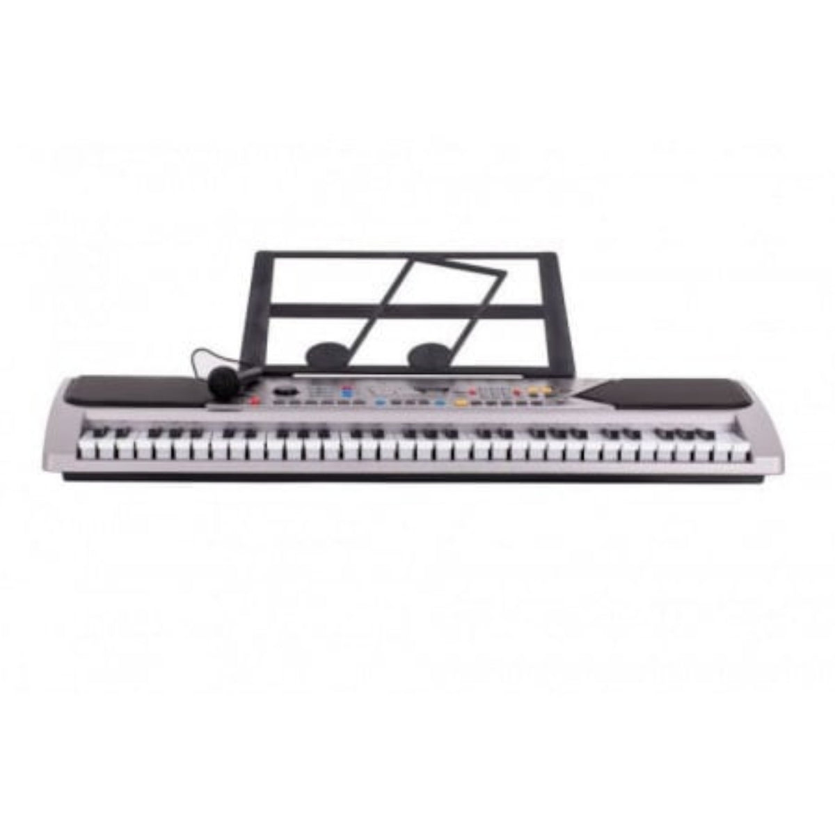 Orga electronica MQ-001UF, 61 clape, 100 ritmuri, 100 tonuri, 10 melodii demo, USB, Radio FM, MP3, Afisaj LCD, microfon inclus