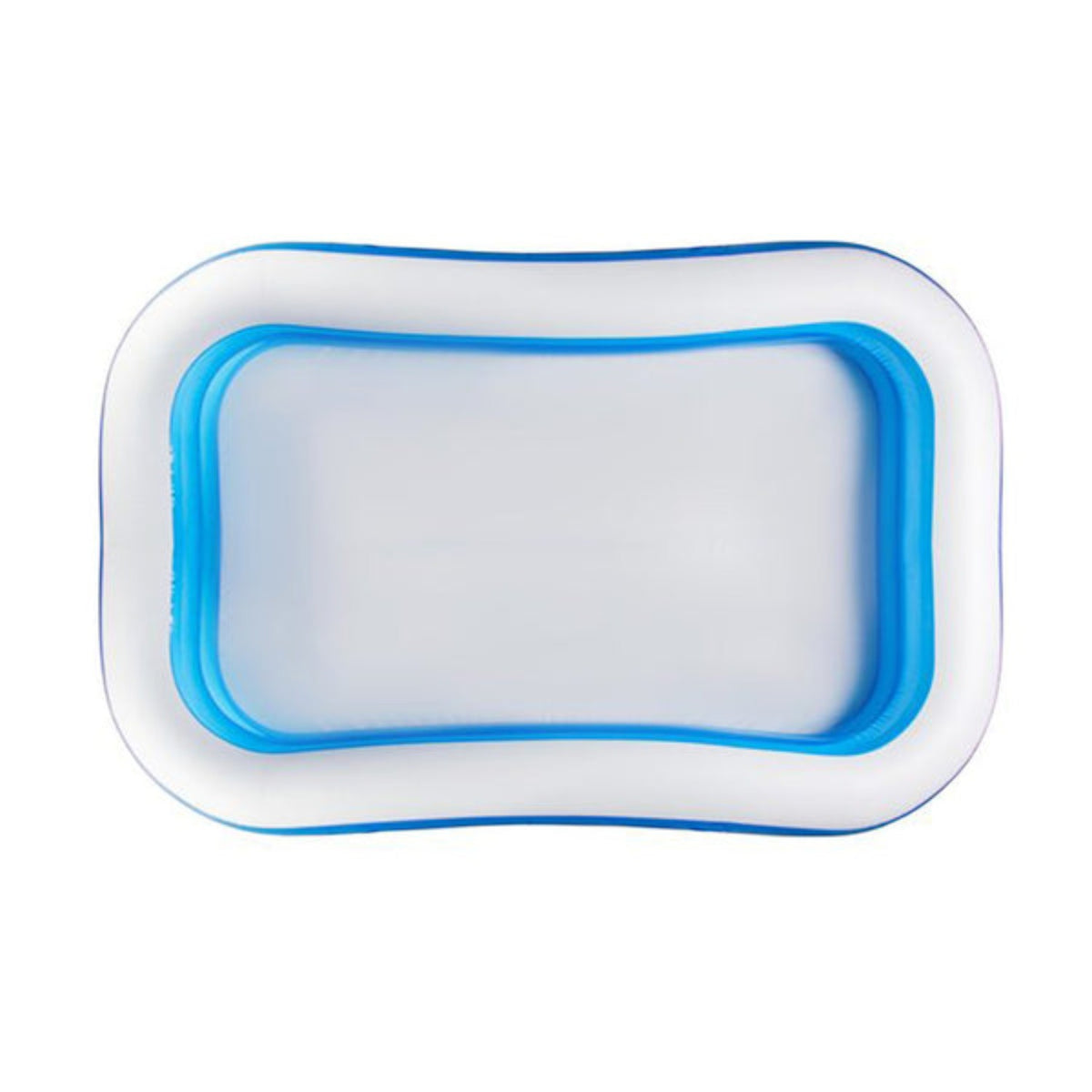 Piscina gonflabila familiala din PVC rezistent, 200x140x40 cm, 2 inele, pentru curte si gradina