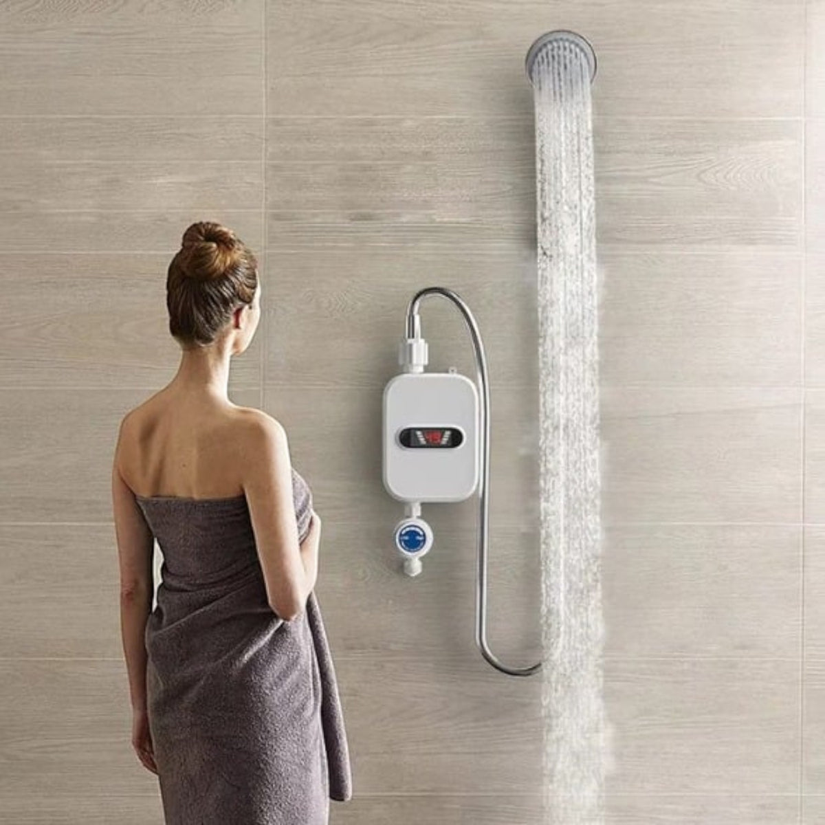 Boiler electric instant pentru apa calda, cu afisaj digital, 3500W