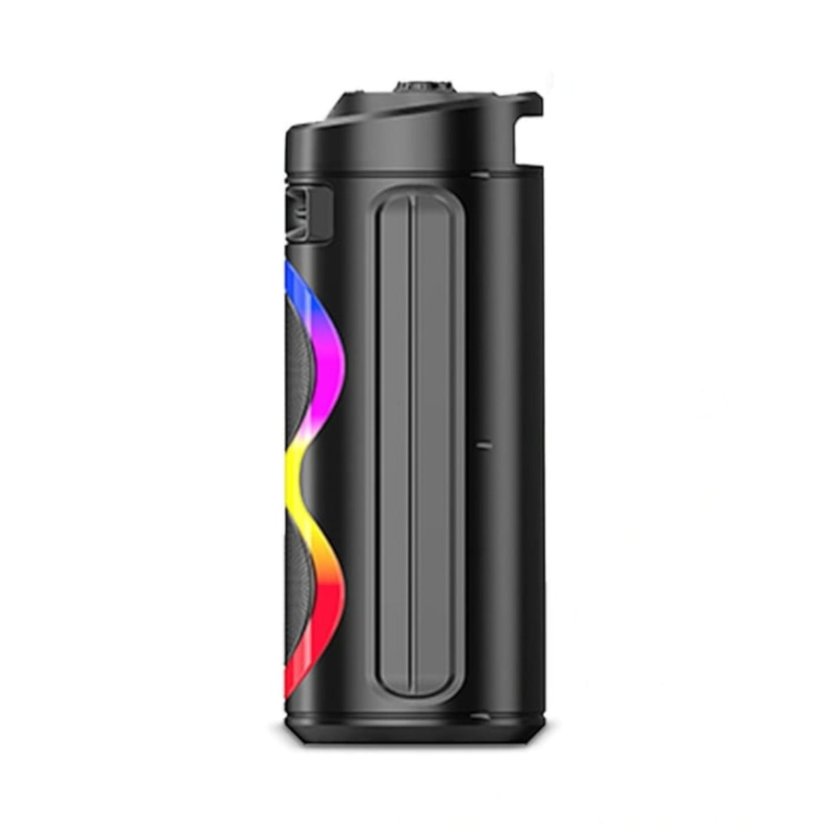 Boxa portabila 300W, 2 difuzoare 6.5 inch, 55 x 28 x 26 cm, AUX, Bluetooth, Joc Lumini, Stick USB, Microfon, Casti