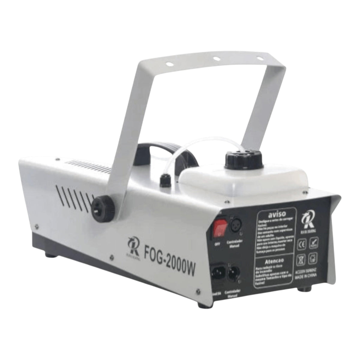 Masina de fum 2000 W, telecomanda si control DMX