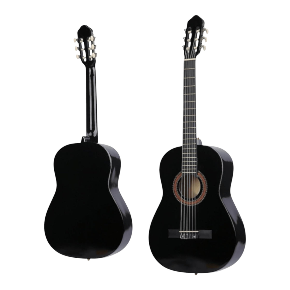 Chitara clasica 4/4 38 inch (95 x 35 cm), 6 corzi metalice, 20 taste