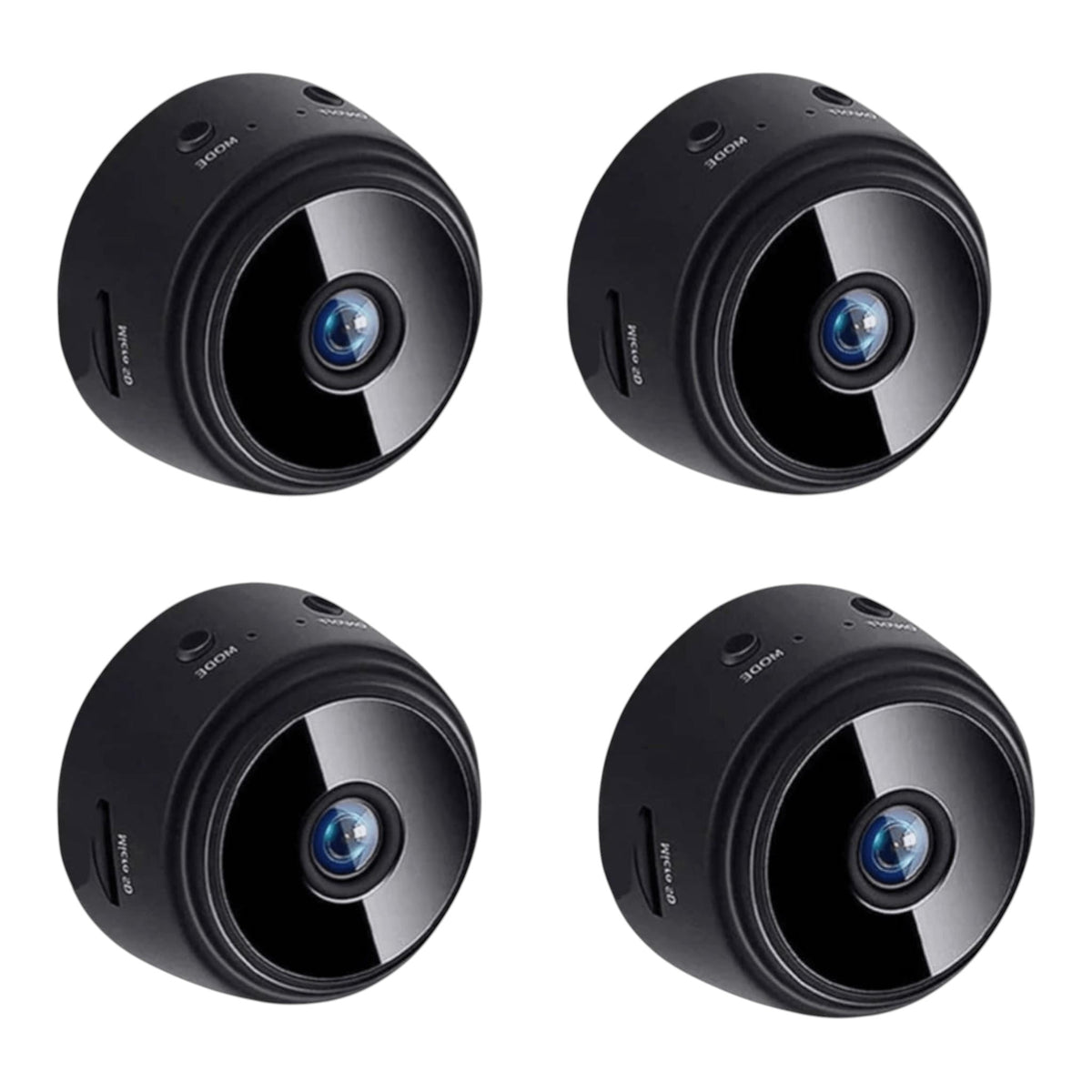 Set 4 Camere Supraveghere Wireless Full HD 1080p WiFi, Baterie Reincarcabila