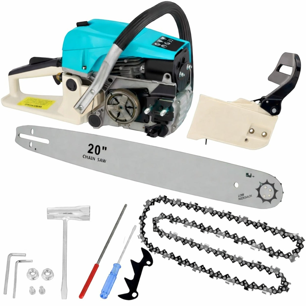 Drujba pe benzina 5200 52CC 3.7CP, lama 50cm, pornire rapida, accesorii incluse