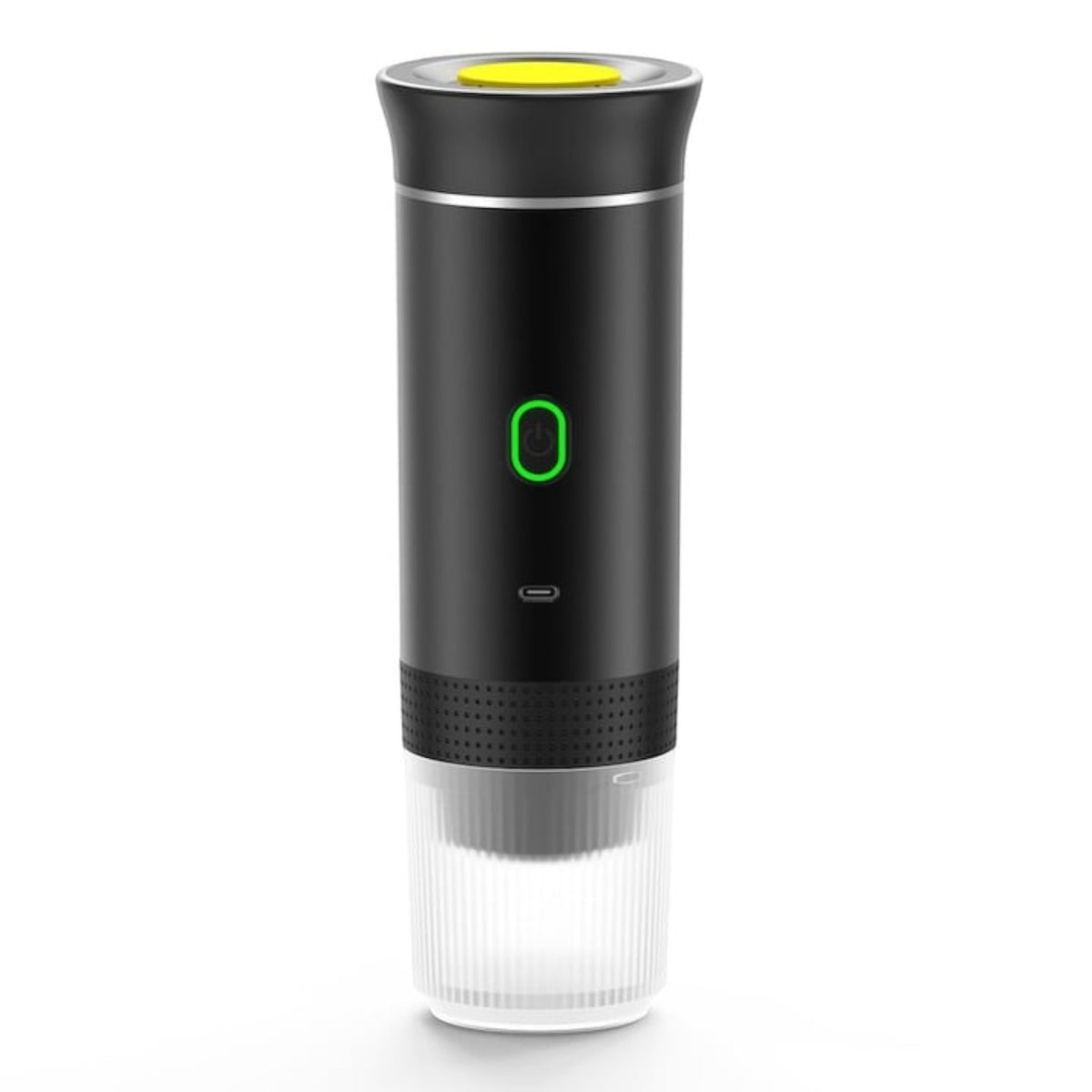 Espressor electric portabil, 72W, baterie 2500mAh, USB-C, 150ml, incalzire rapida