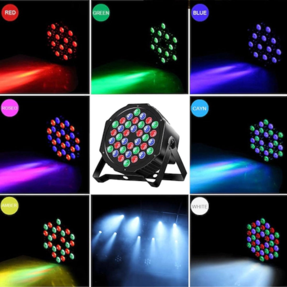 Proiector joc de lumini 36 LED, 36W, control DMX