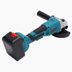 Polizor unghiular (Flex)+Disc metal 2 cu 2 acumulatori 36 V, 5 Ah, 8500 Rpm, 125 mm, statie incarcare, valiza inclusa si accesorii, Albastru