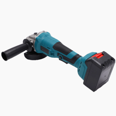 Polizor unghiular (Flex)+Disc metal 2 cu 2 acumulatori 36 V, 5 Ah, 8500 Rpm, 125 mm, statie incarcare, valiza inclusa si accesorii, Albastru