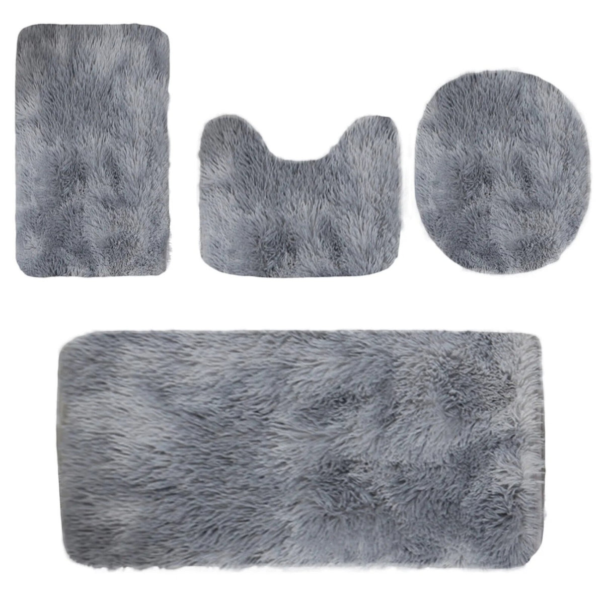 Set 4 covorase baie, plus, antiderapant, absorbant
