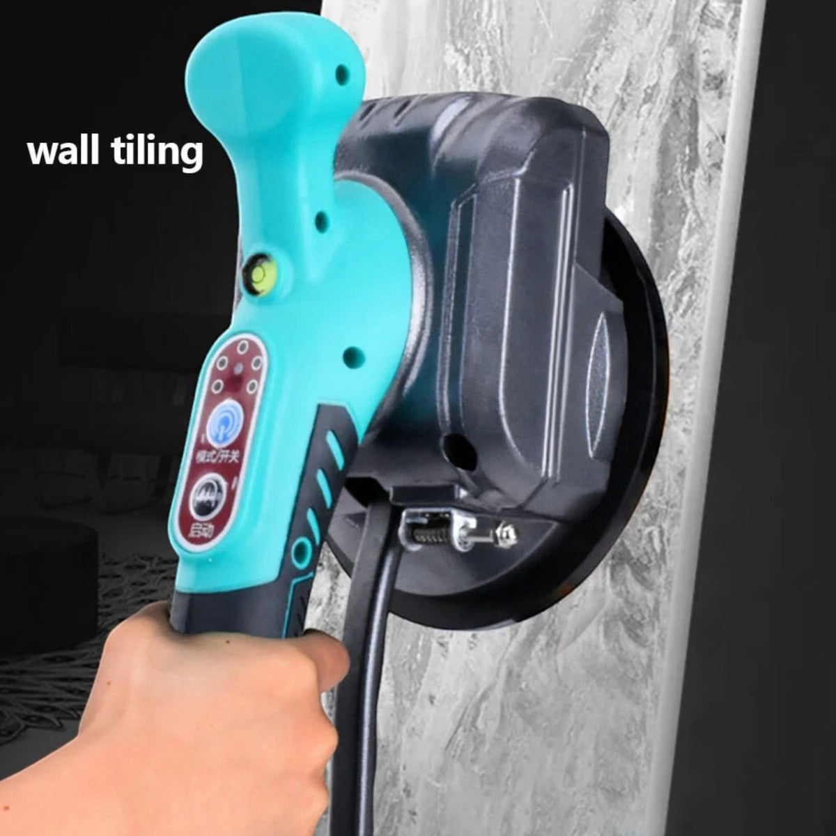 Ventuza vibranta pentru gresie cu acumulator – masina profesionala de montaj placi ceramice