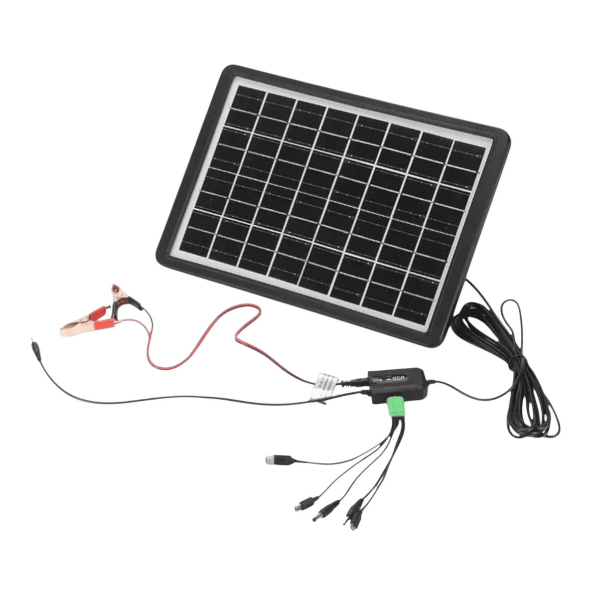 Panou solar portabil 15W, USB, IP65, incarcare dispozitive electronice si baterii auto/moto