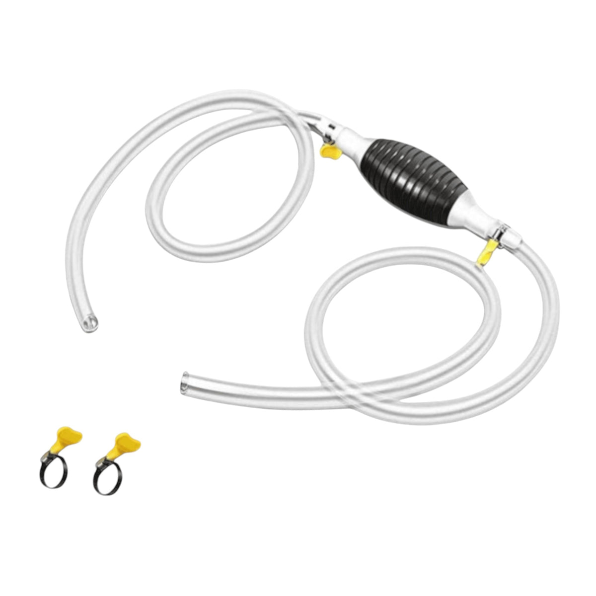 Pompa manuala pentru transfer lichide, furtun 1.5 m, cleme incluse