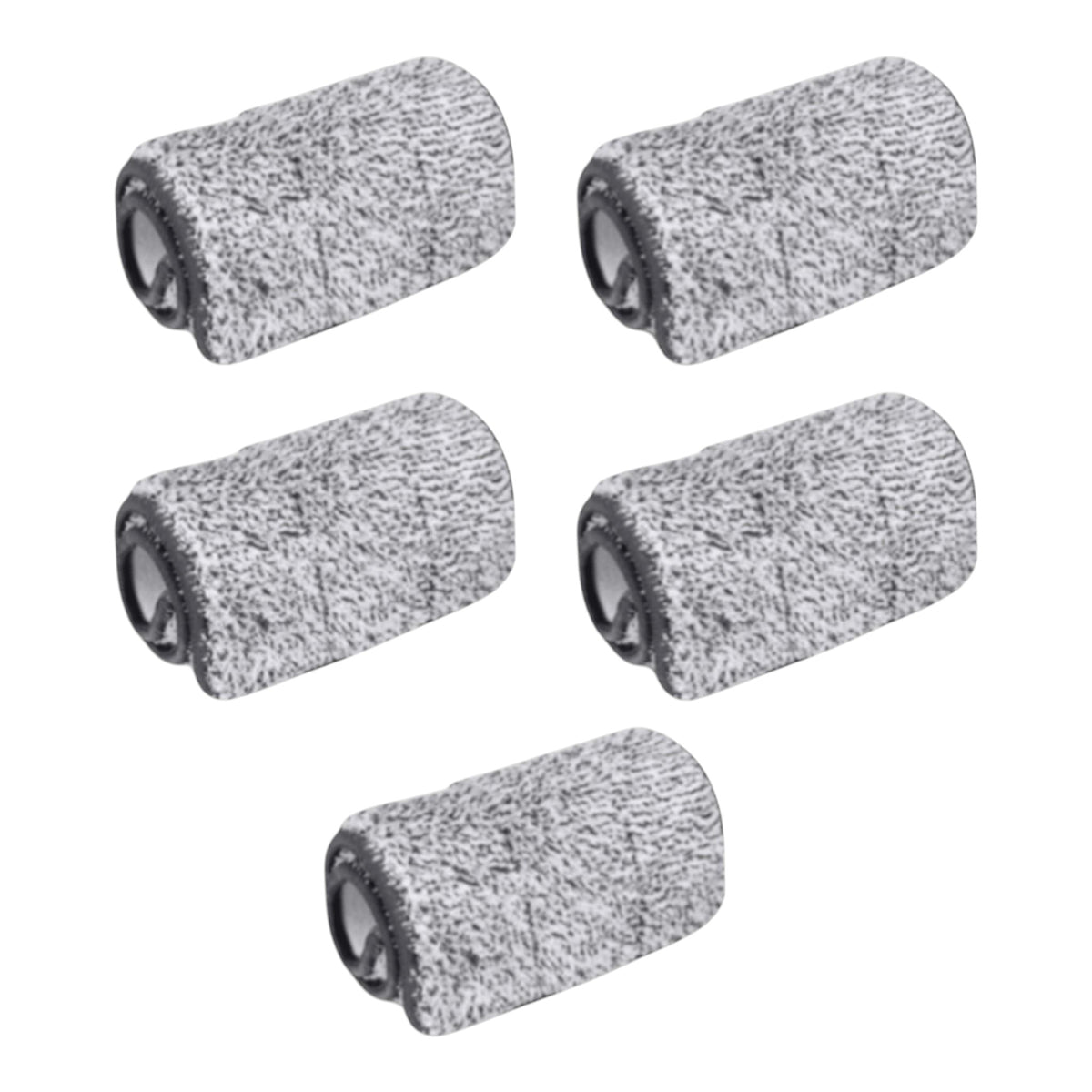 Set 5 lavete mop plat, microfibra, reutilizabile, 32x9 cm