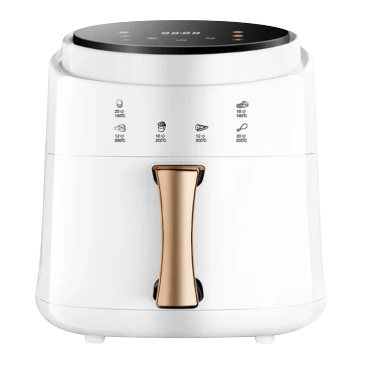 Friteuza cu aer cald, 2400W, 8L, 8 programe, temperatura ajustabila, timer 60 min