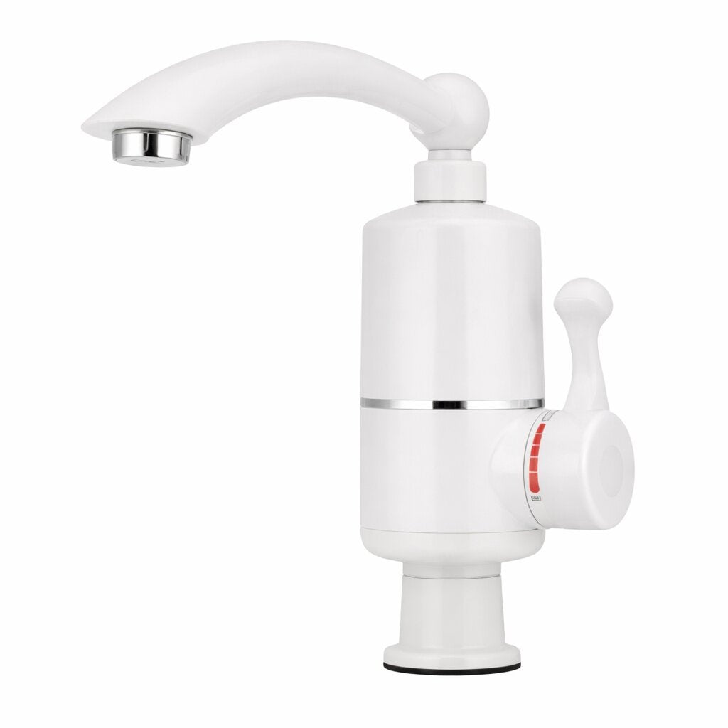 Robinet electric pentru incalzit apa, montaj pe chiuveta, alb