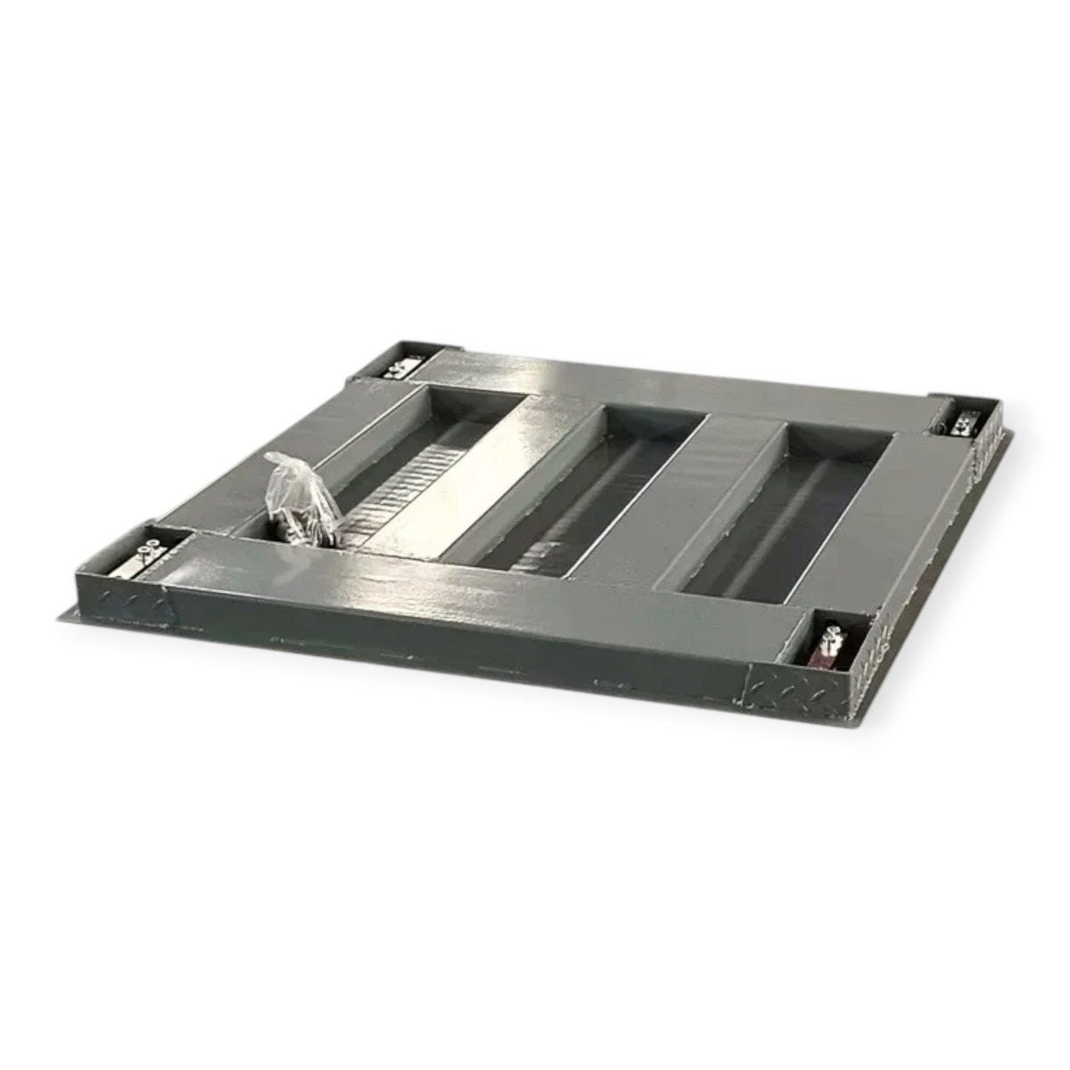 Cantar electronic platforma 3000 kg 100x100cm tabla striata 5mm 4 celule