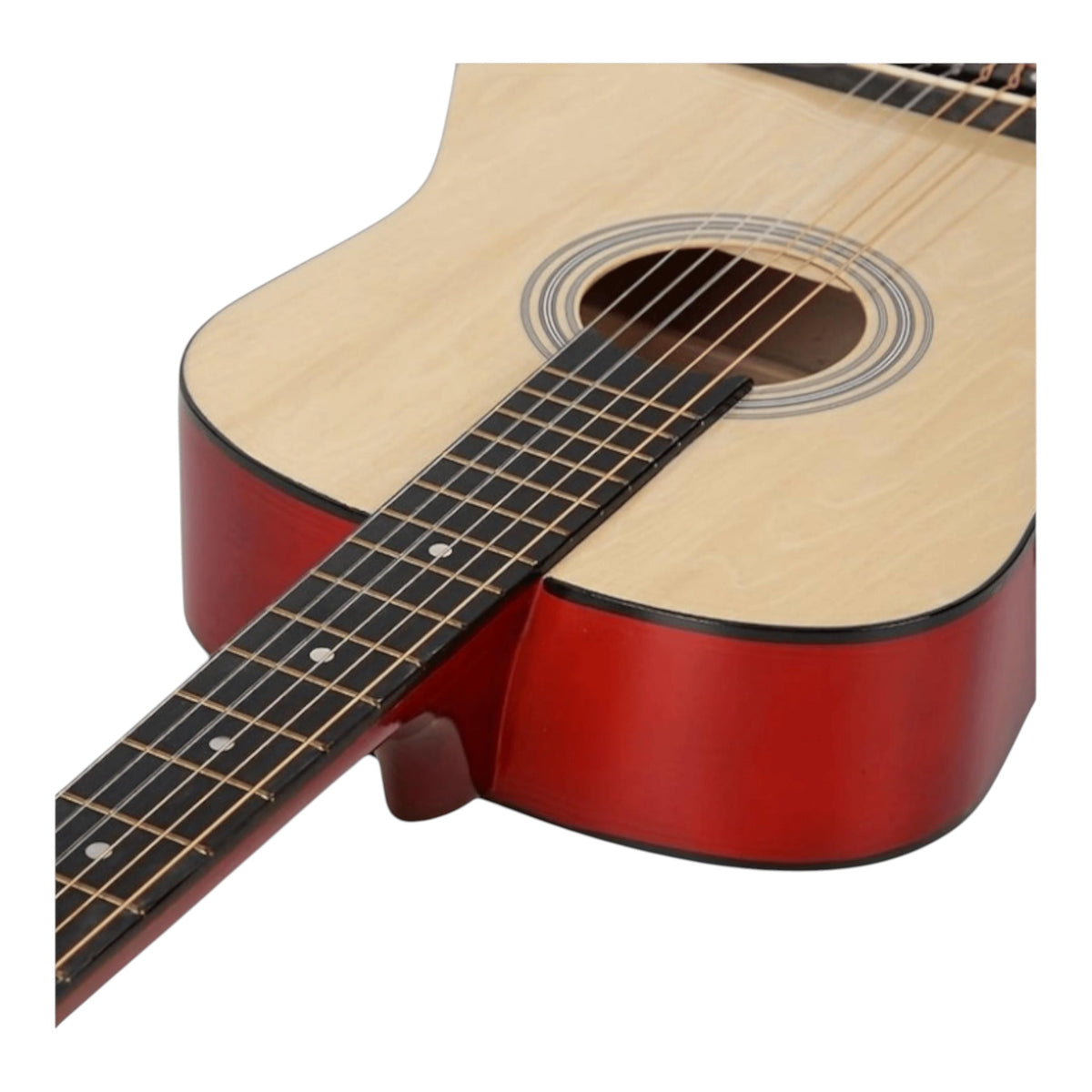 Chitara clasica 4/4 38 inch (95 x 35 cm), 6 corzi metalice, 20 taste