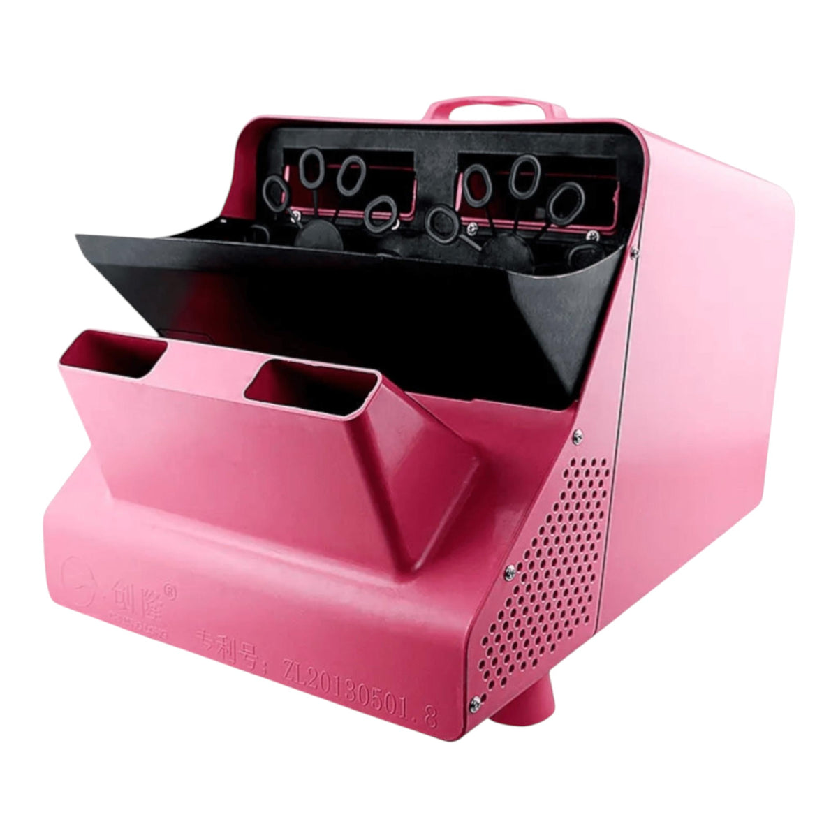 Masina de facut baloane 300W, telecomanda wireless, 2 palete, roz