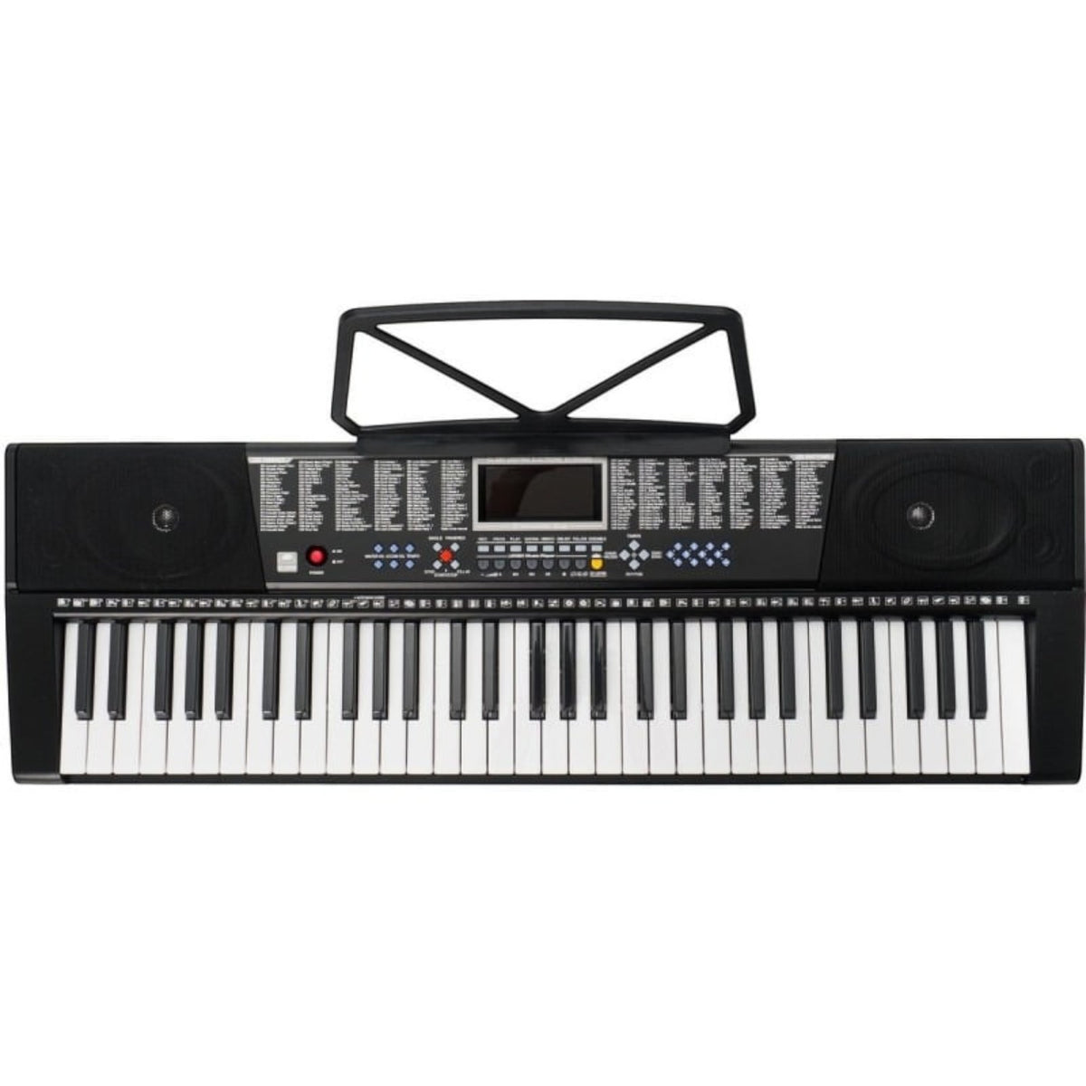 Orga MK2108, 61 clape luminate LED, 5 octave, 255 timbre, 255 ritmuri, ecran LCD