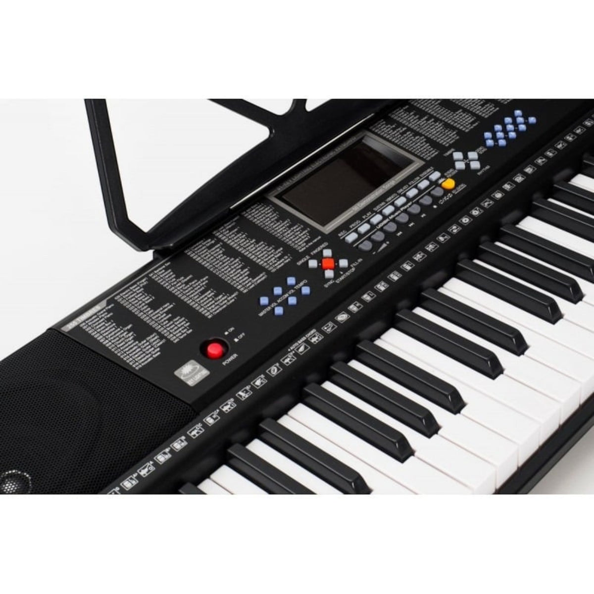 Orga MK2108, 61 clape luminate LED, 5 octave, 255 timbre, 255 ritmuri, ecran LCD