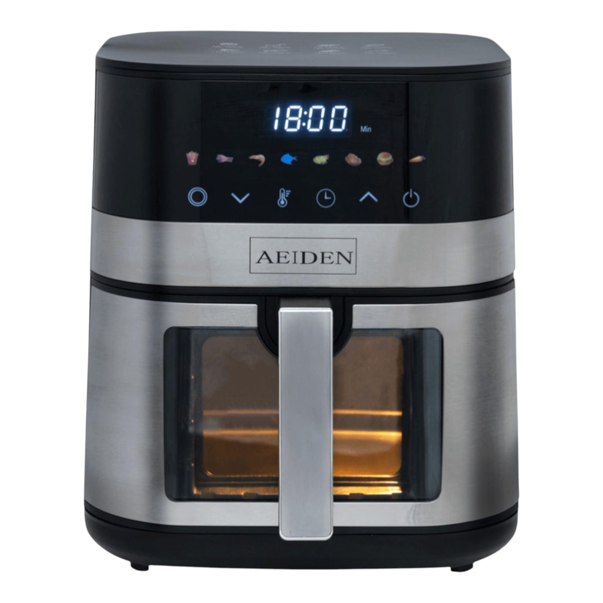 Friteuza cu aer cald 7 litri 2500W, Fereastra Transparenta, Gatire 360 grade, Display Digital