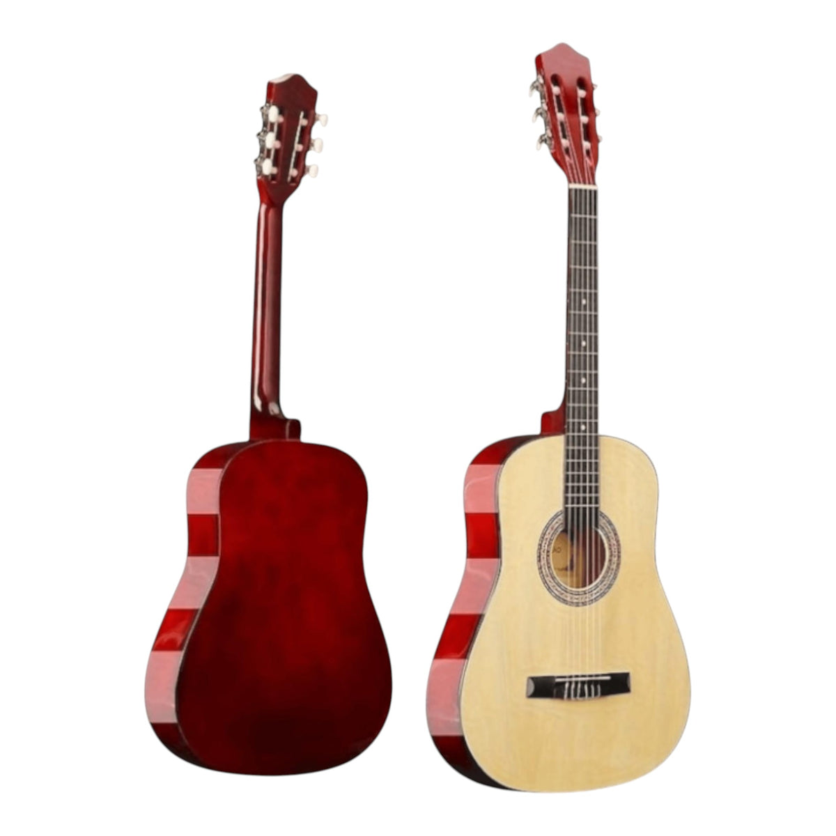 Chitara clasica 4/4 38 inch (95 x 35 cm), 6 corzi metalice, 20 taste