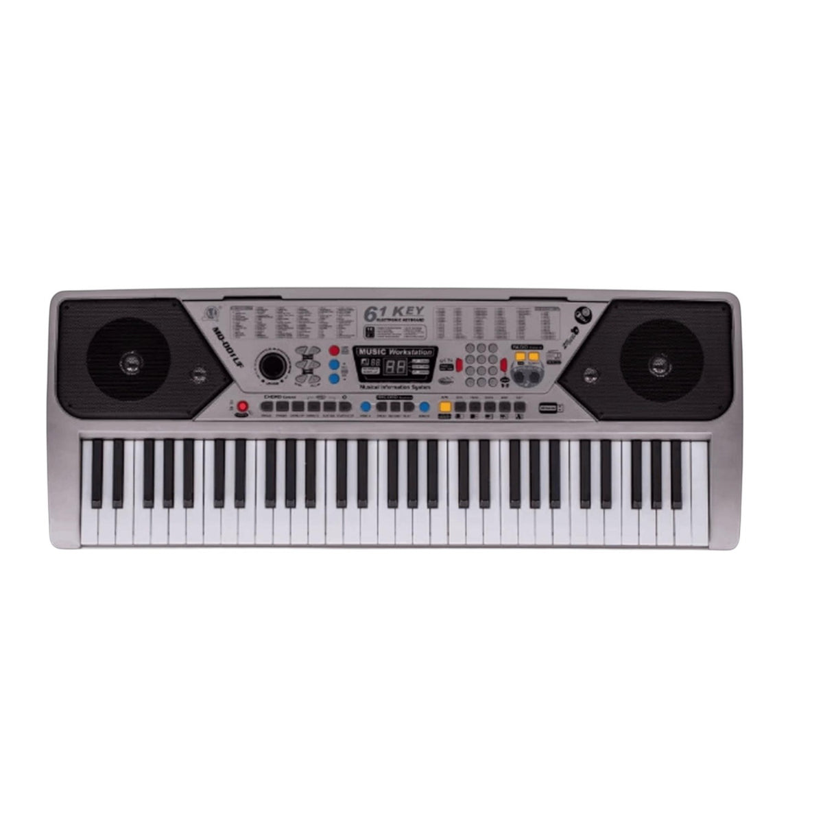Orga electronica MQ-001UF, 61 clape, 100 ritmuri, 100 tonuri, 10 melodii demo, USB, Radio FM, MP3, Afisaj LCD, microfon inclus