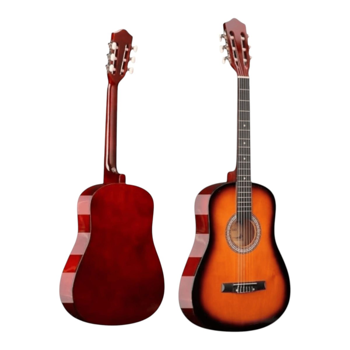 Chitara clasica 4/4 38 inch (95 x 35 cm), 6 corzi metalice, 20 taste