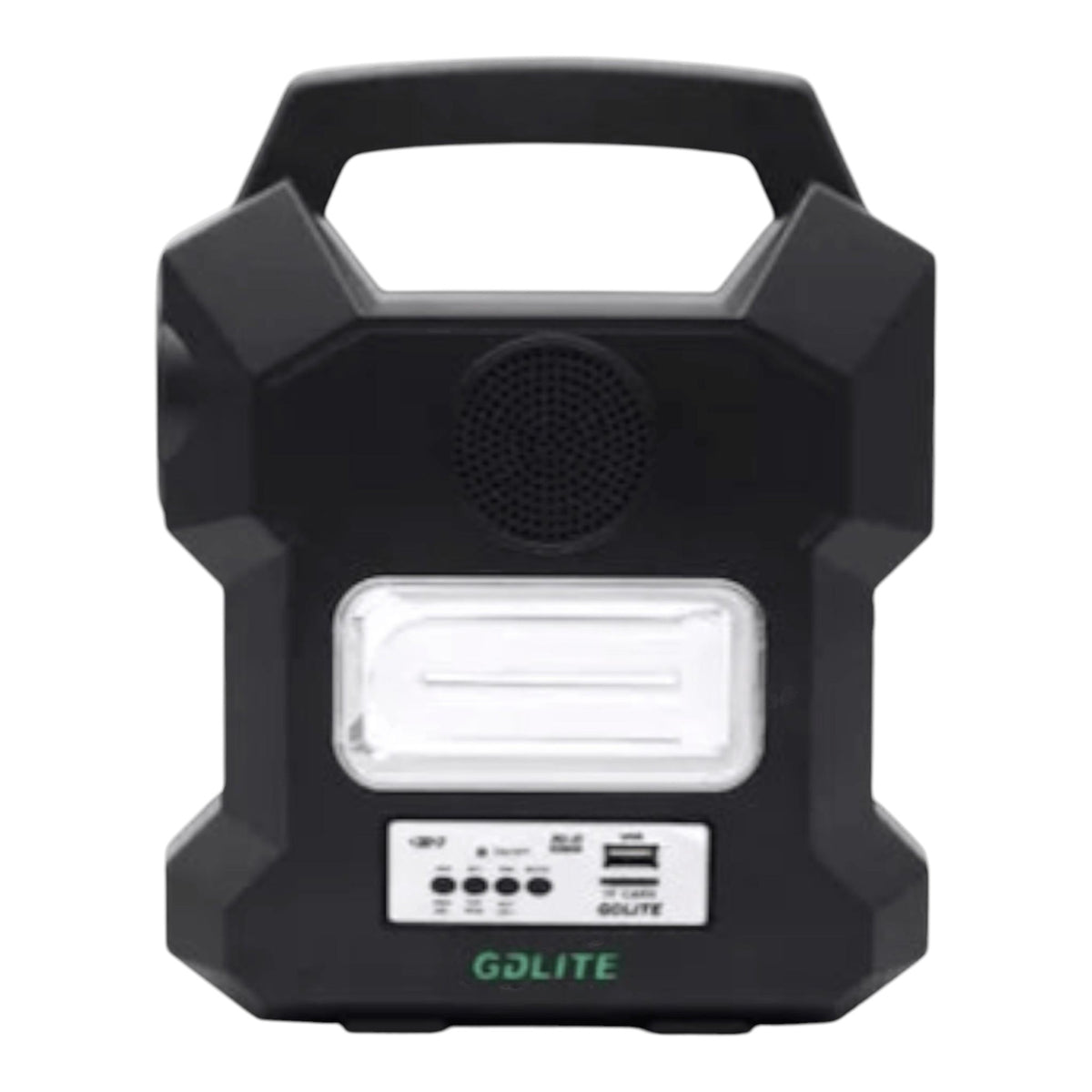 Kit Solar Portabil GDLITE GD-1000A, Panou Solar, USB, Bluetooth, Radio FM, MP3, Lanterna LED, 4 Becuri Incluse, Alimentare 220V
