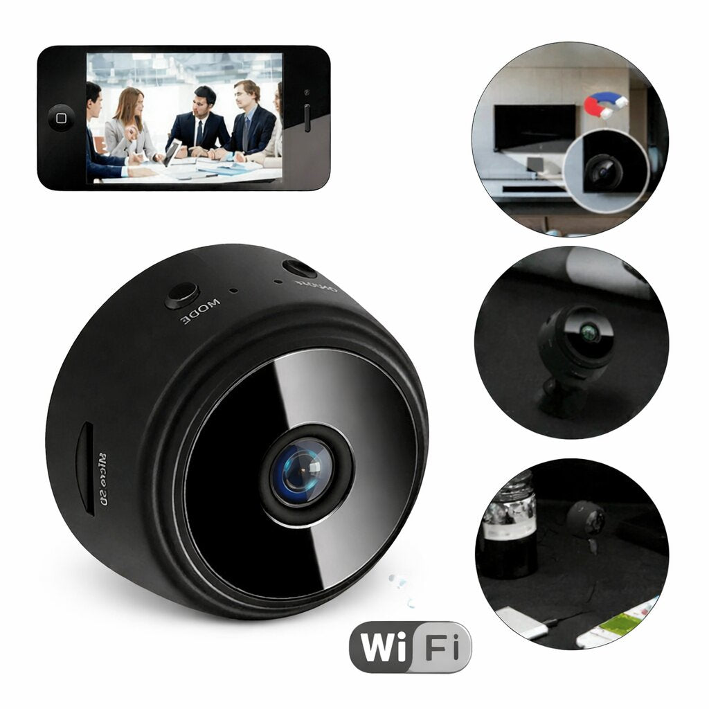 Set 4 Camere Supraveghere Wireless Full HD 1080p WiFi, Baterie Reincarcabila