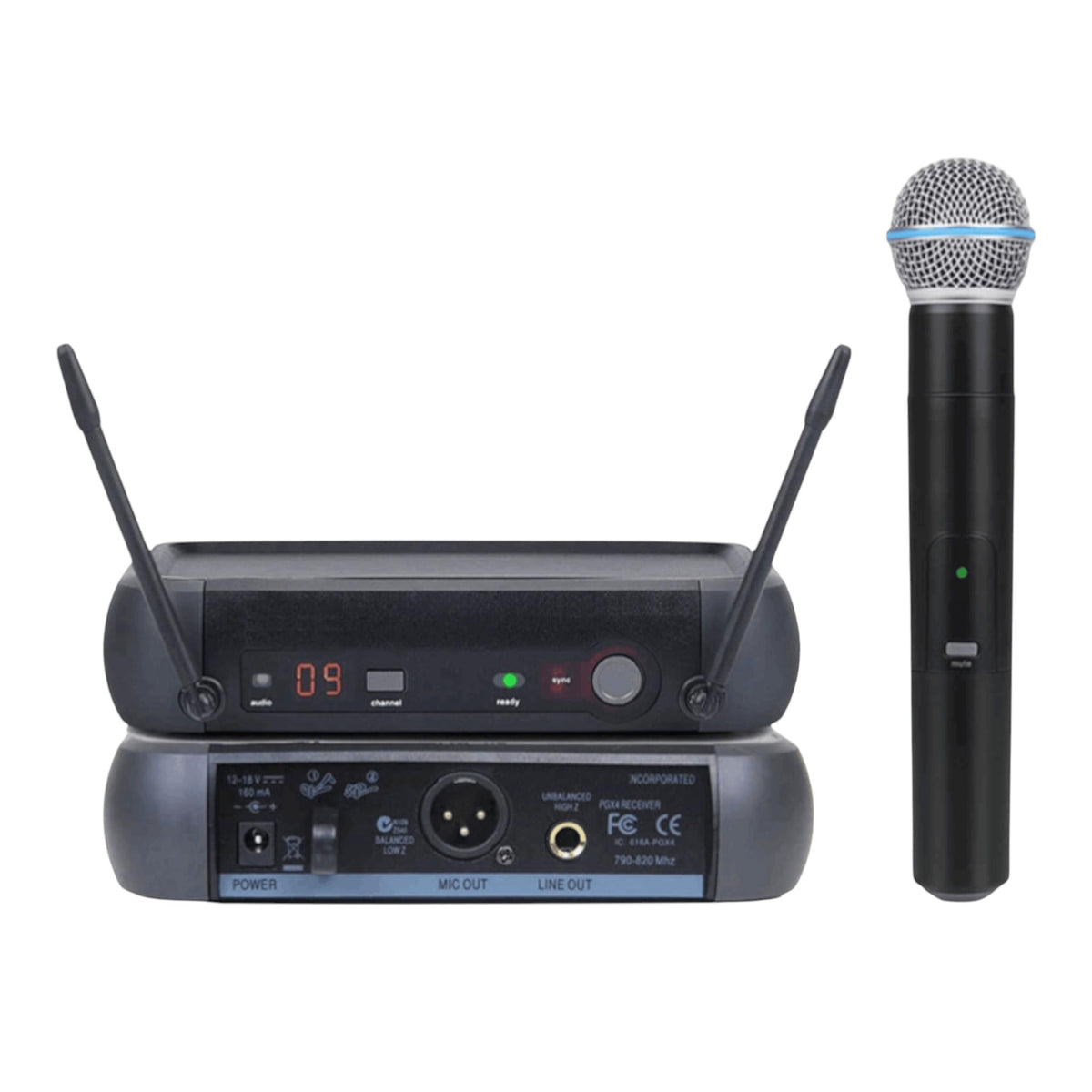 Microfon Wireless Shure PGX4, Beta 58, 56 frecvente, cutie transport inclusa