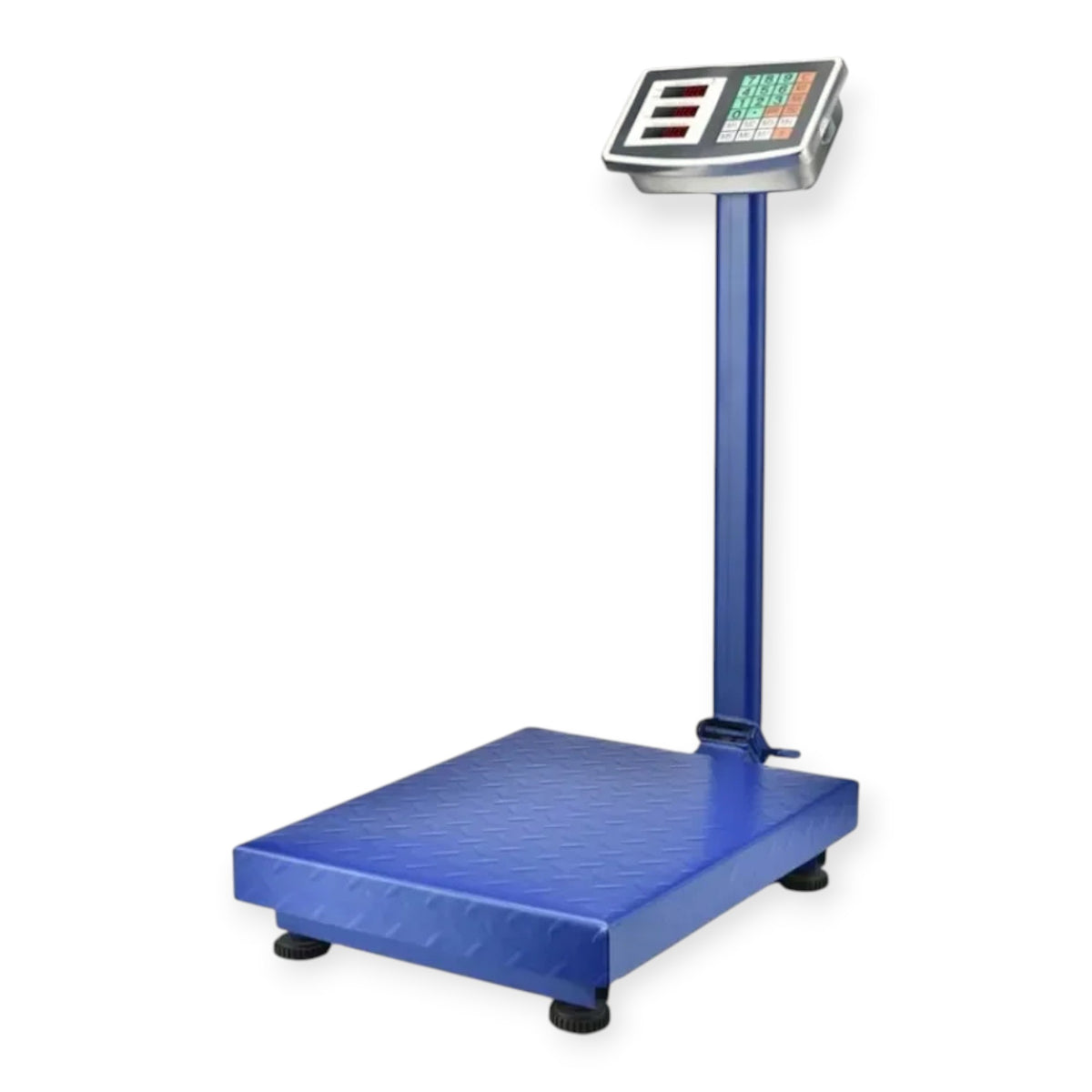 Cantar electronic cu platforma 500 kg, brat rabatabil, afisaj LCD, baterie interna