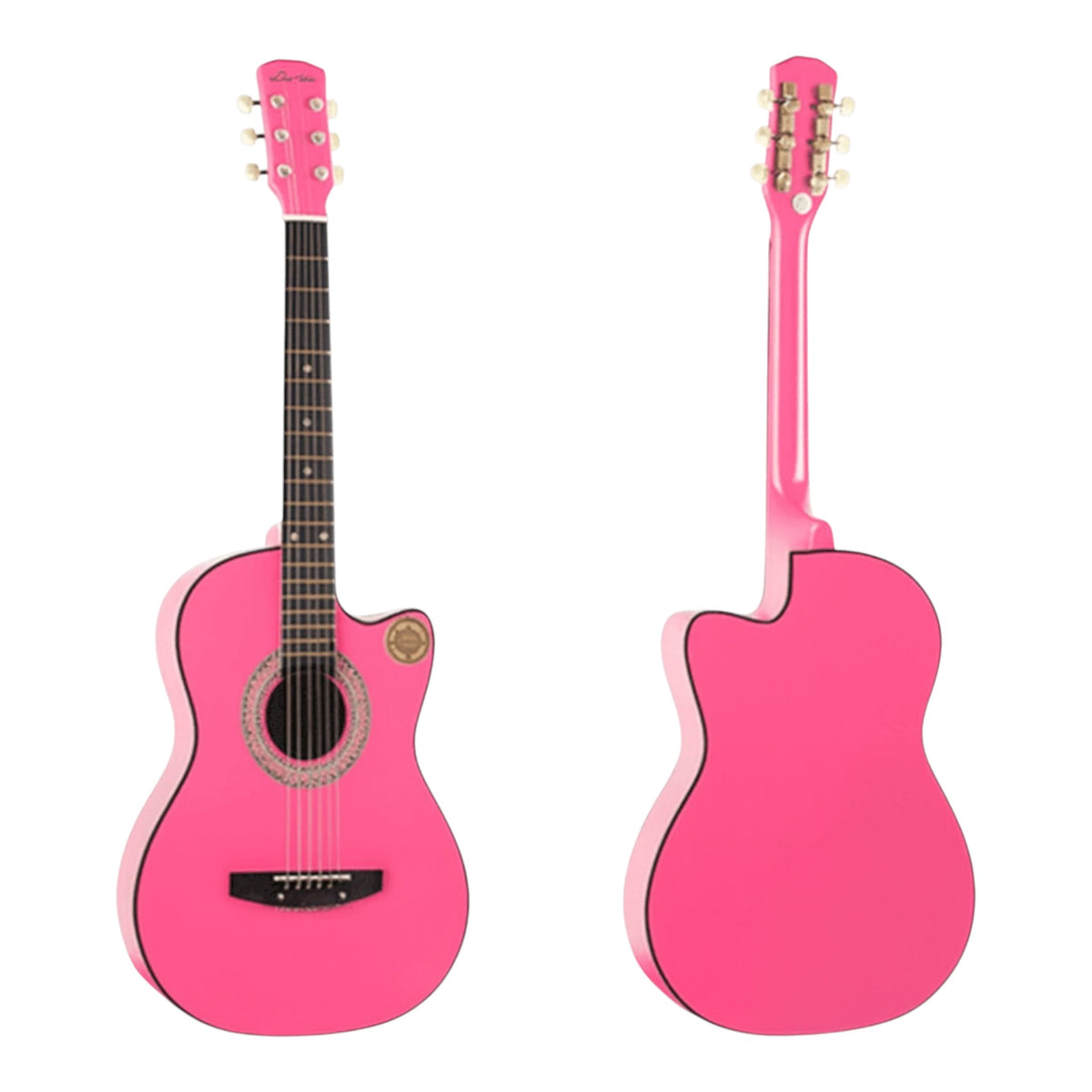 Chitara acustica 4/4 38 inch (95 x 35 cm), 6 corzi metalice, 20 taste