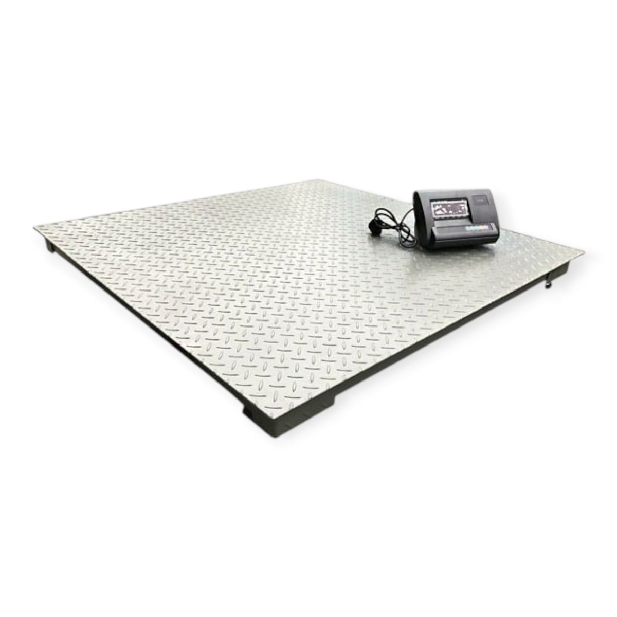 Cantar electronic platforma 3000 kg 120x120cm tabla striata 5mm 4 celule