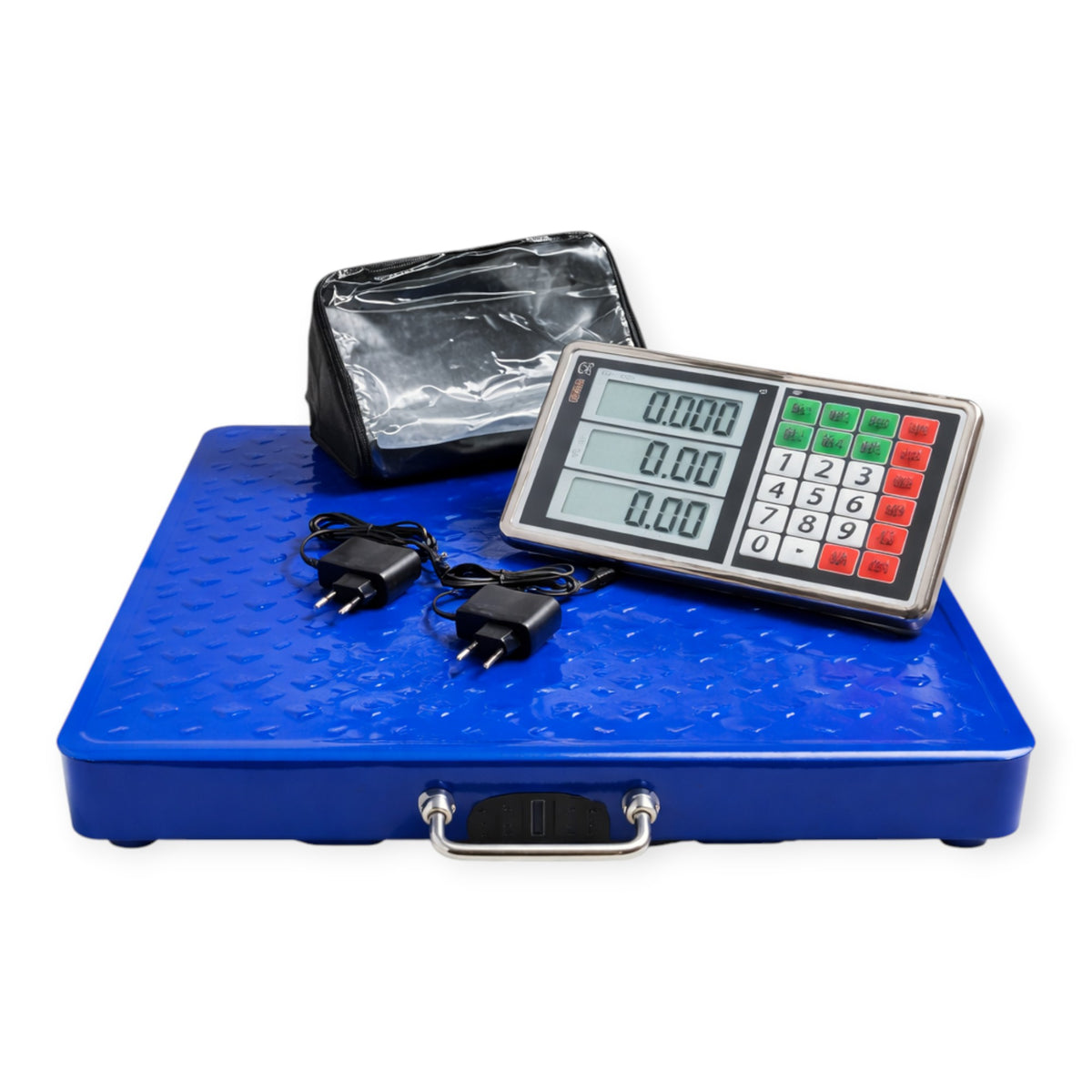 Cantar electronic cu platforma 500kg, Wi-Fi, afisaj LCD, baterie interna