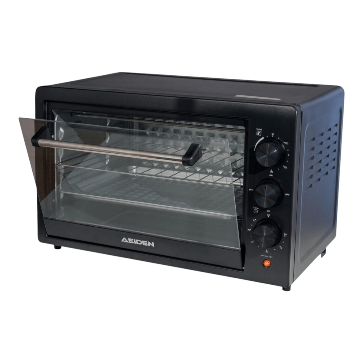 Cuptor electric 48L 2600W, Temperatura maxima 250C, Tava de copt, Gratar, Functie rotisor