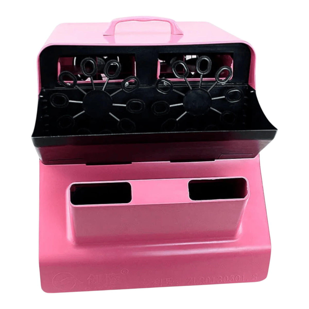 Masina de facut baloane 300W, telecomanda wireless, 2 palete, roz