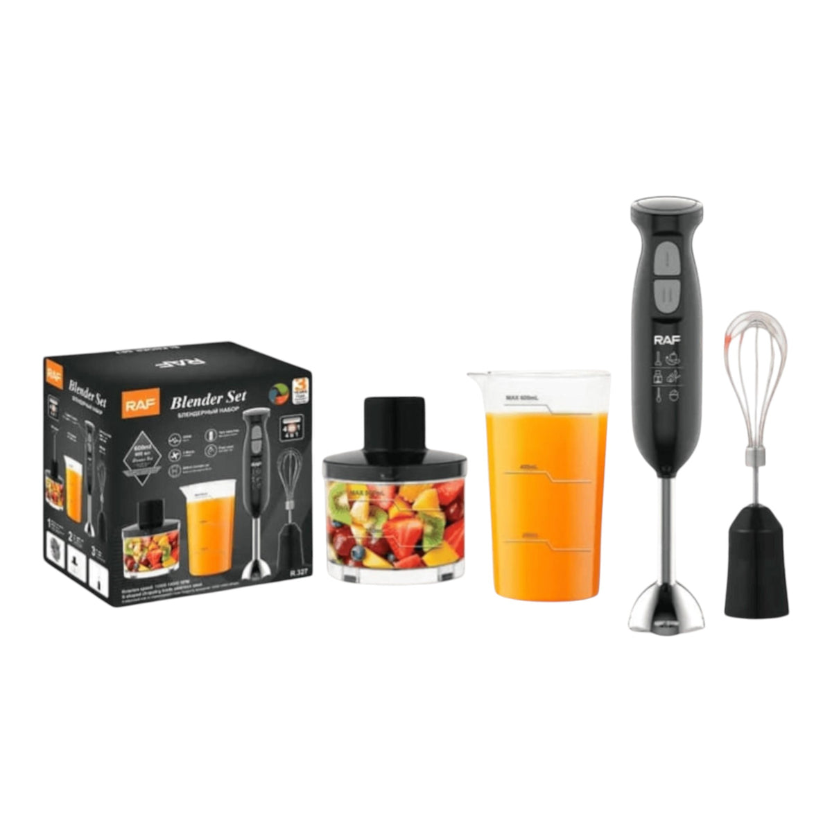 Blender de mana 4 in 1, Cana 500ml, Tel, Tocator