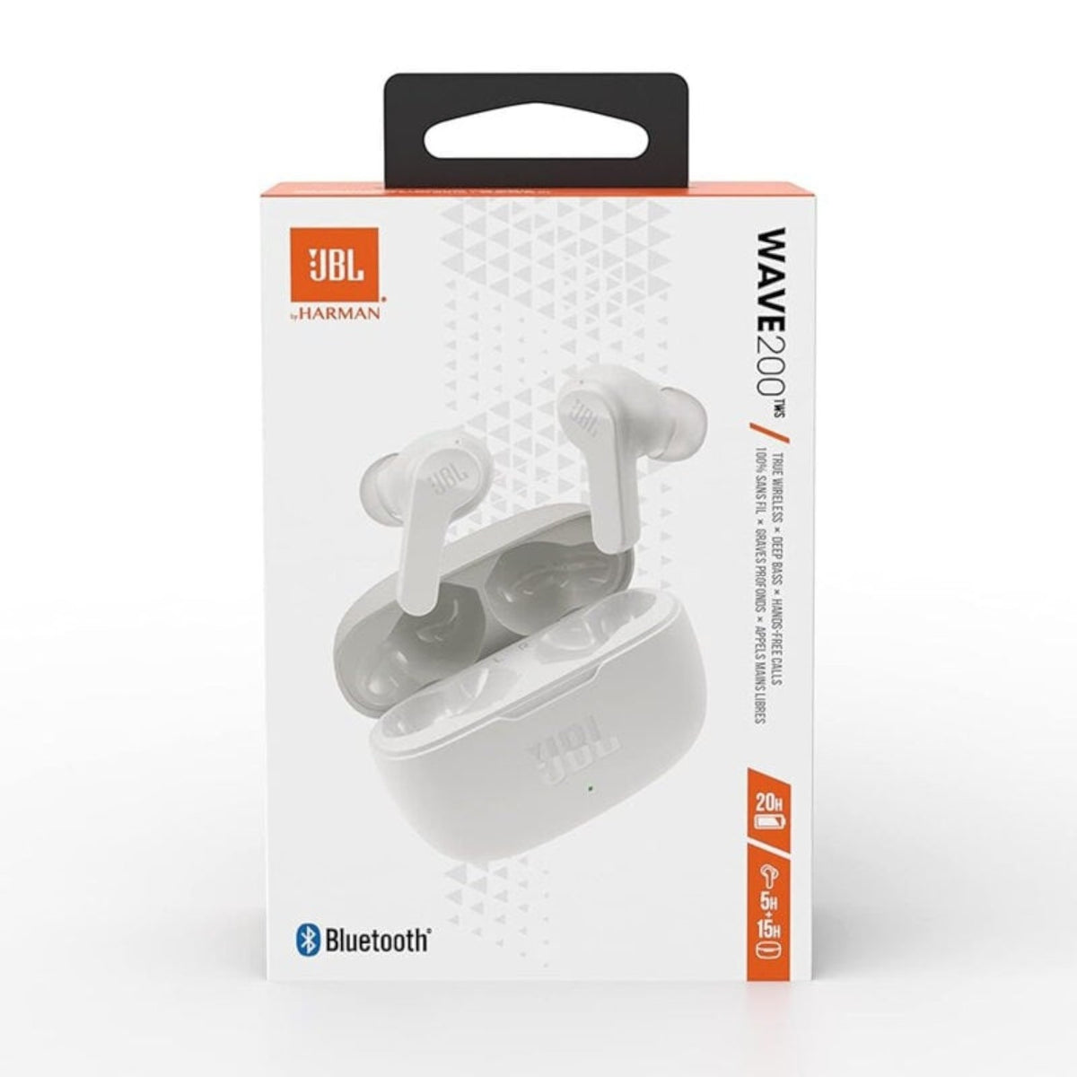 Casti audio in-ear JBL Wave 200TWS, True Wireless, Bluetooth, Deep Bass, IPX2, Touch Control