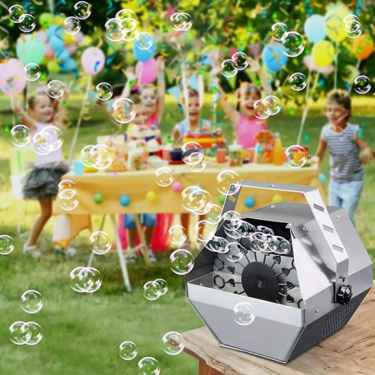 Masina de facut baloane 60W, 1L, telecomanda, 1 paleta
