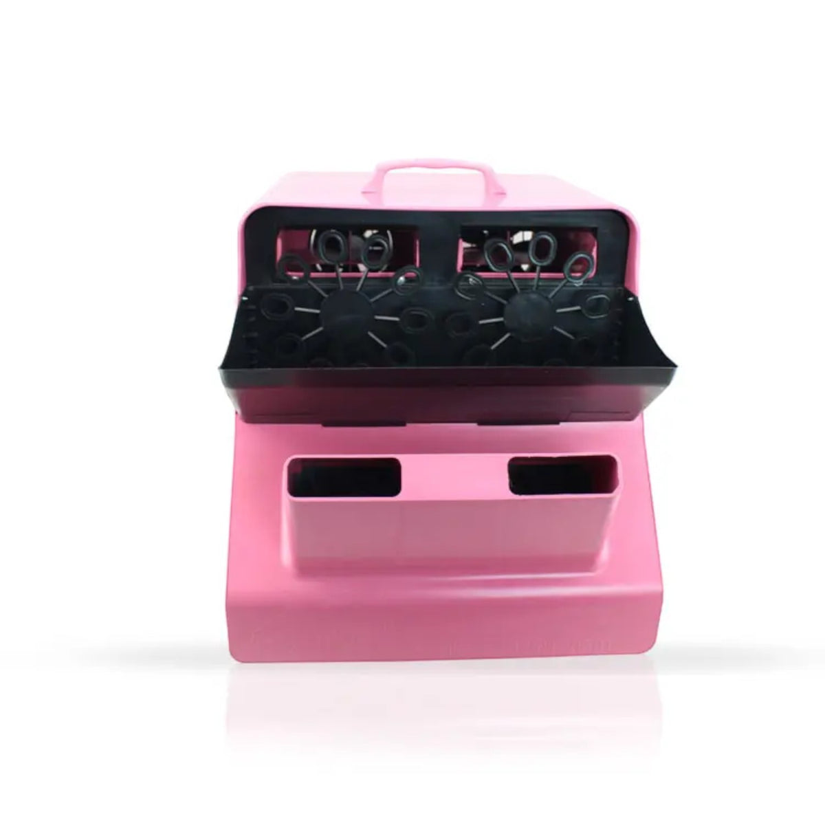 Masina de facut baloane 300W, telecomanda wireless, 2 palete, roz