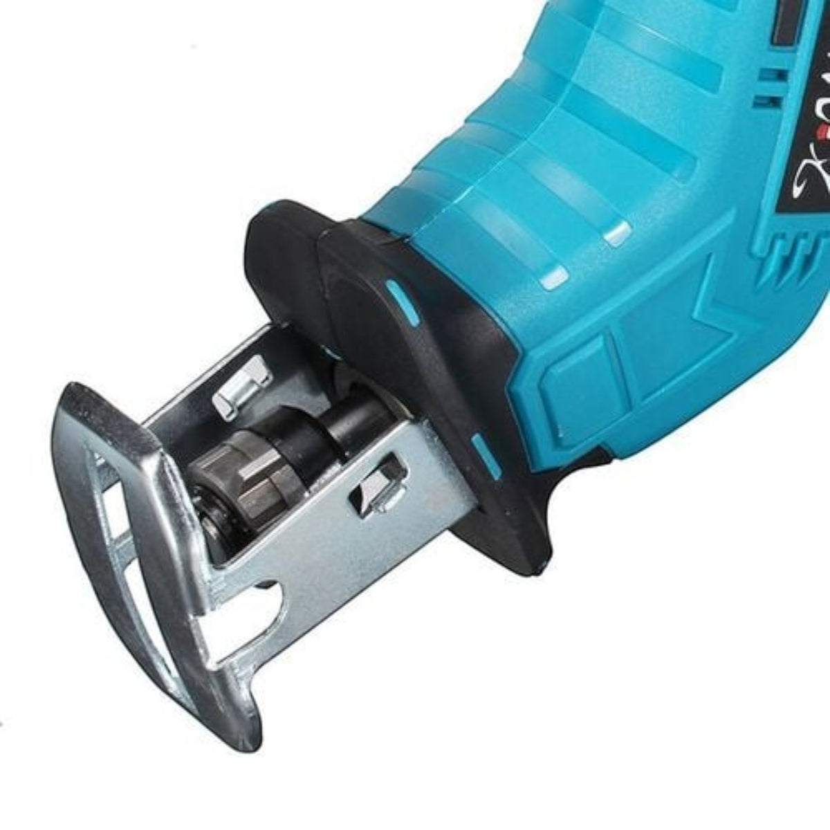 Mini fierastrau electric tip sabie, 2 acumulatori 48V 8000 mAh, 4 panze, valiza