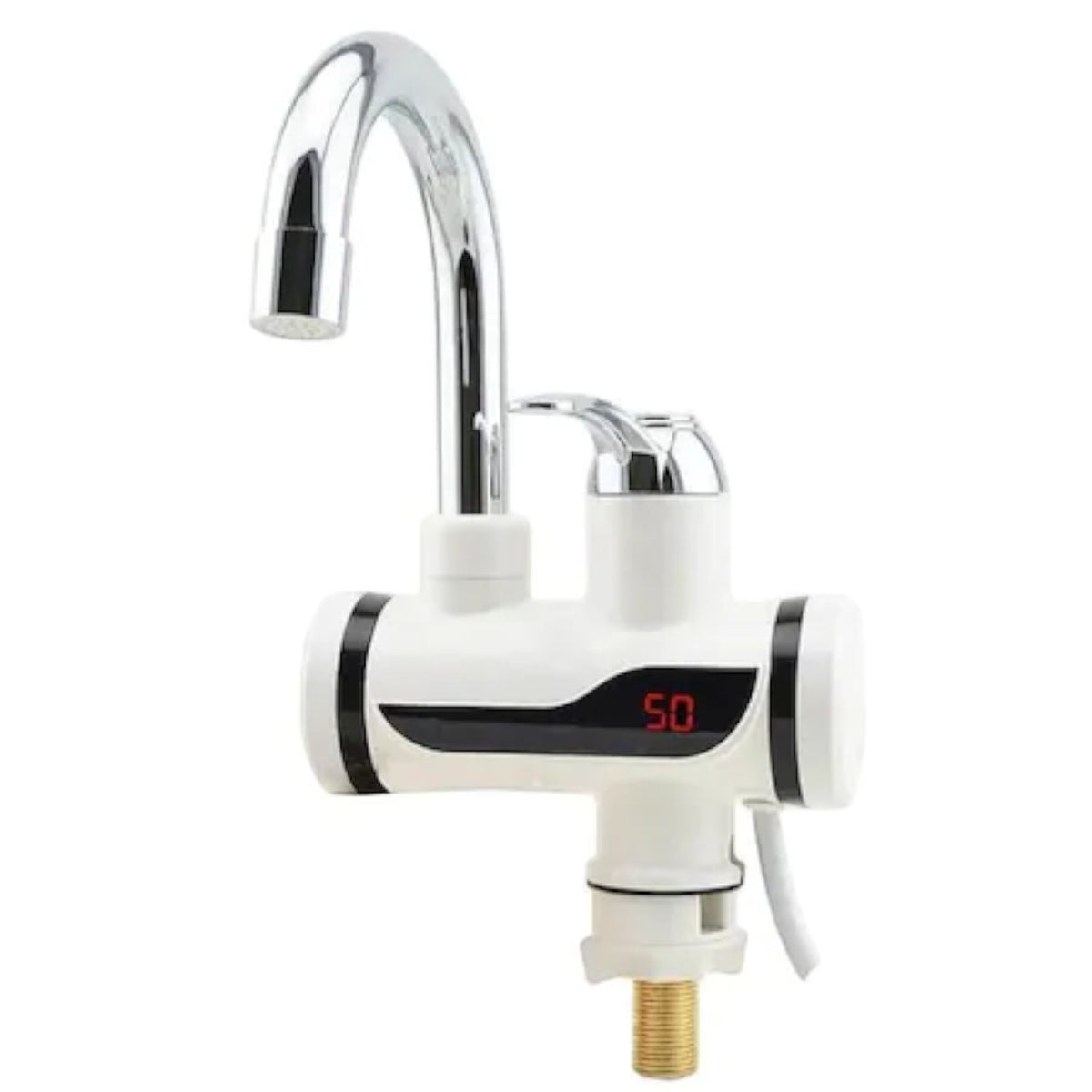 Robinet electric pentru apa calda instant, 3000W, afisaj LCD, montaj chiuveta