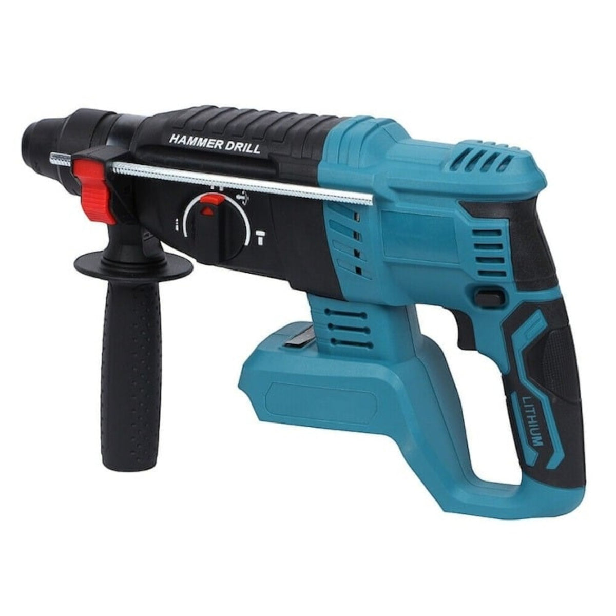 Ciocan rotopercutor 1500W, 3.2J, 1000rpm, 2 acumulatori 48V 8.0 Ah, 3 moduri, brushless, albastru