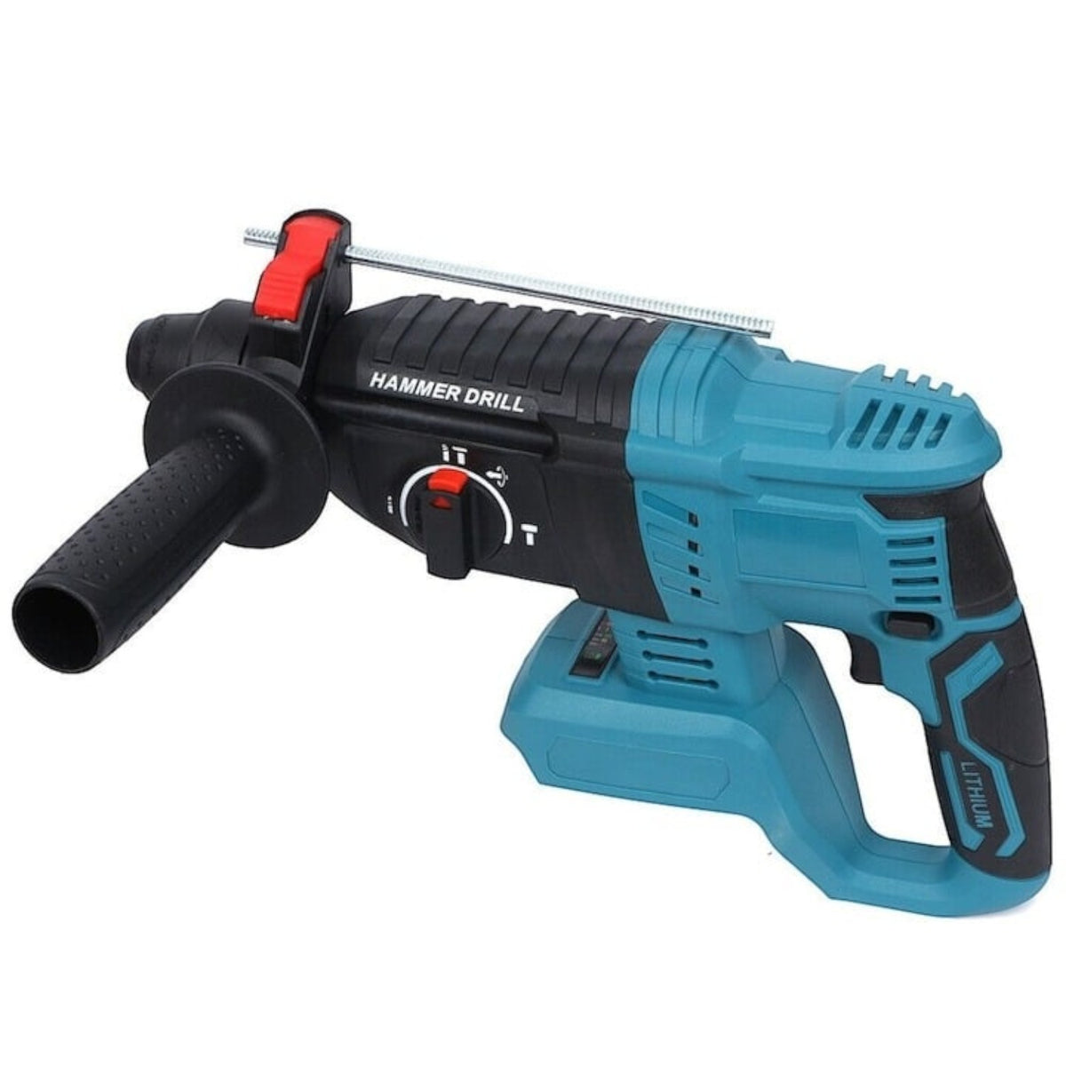 Ciocan rotopercutor 1500W, 3.2J, 1000rpm, 2 acumulatori 48V 8.0 Ah, 3 moduri, brushless, albastru