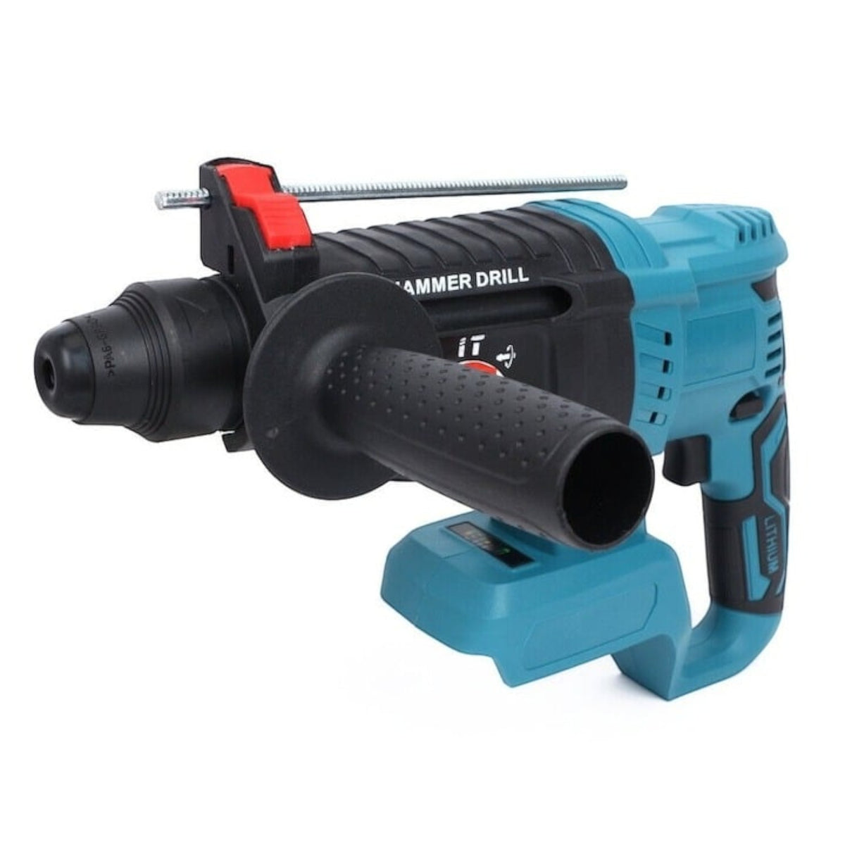 Ciocan rotopercutor 1500W, 3.2J, 1000rpm, 2 acumulatori 48V 8.0 Ah, 3 moduri, brushless, albastru